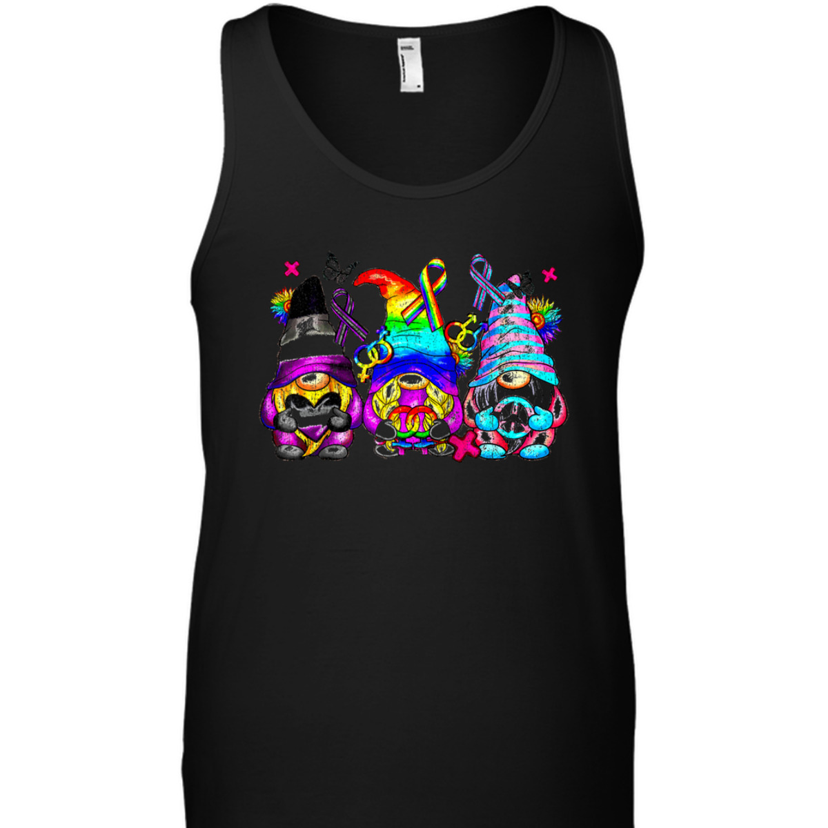 Rainbow Gnomes LGBT Pride Gay Rainbow Pride Gnomes Equality T-Shirt