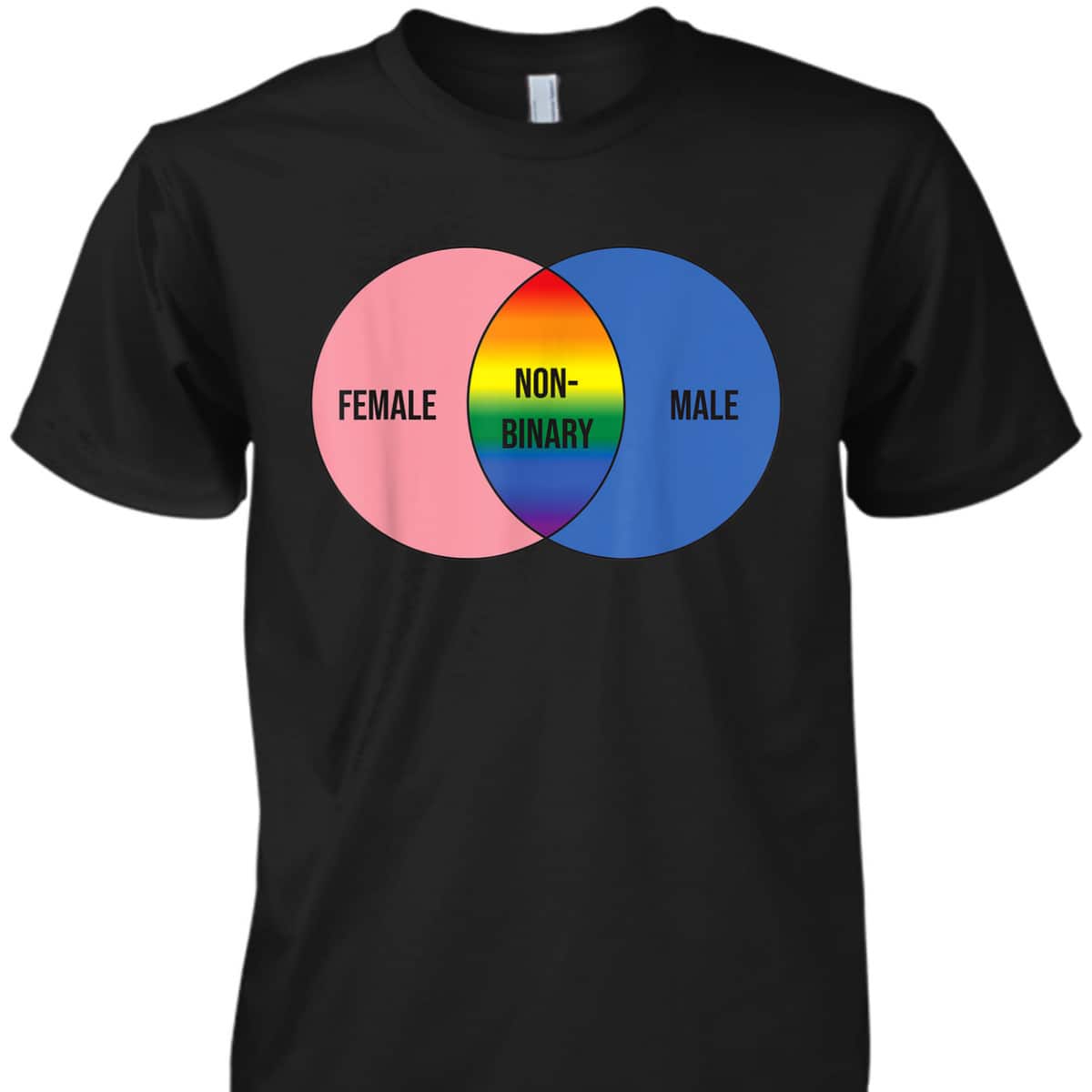 Non Binary Set LGBT Flag Equality Pride T-Shirt Non Binary Set LGBT Flag Equality Pride T-Shirt