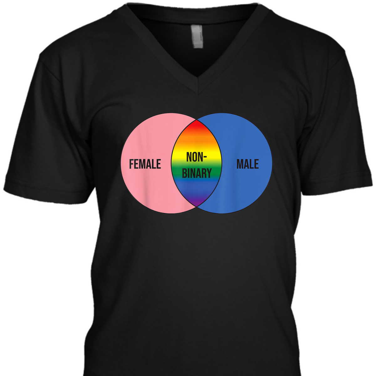 Non Binary Set LGBT Flag Equality Pride T-Shirt