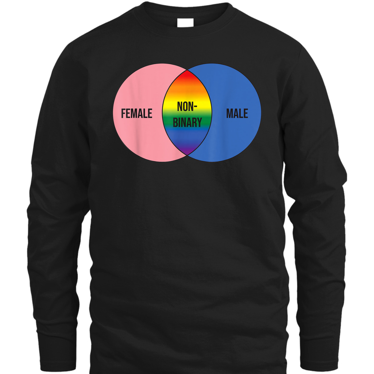 Non Binary Set LGBT Flag Equality Pride T-Shirt