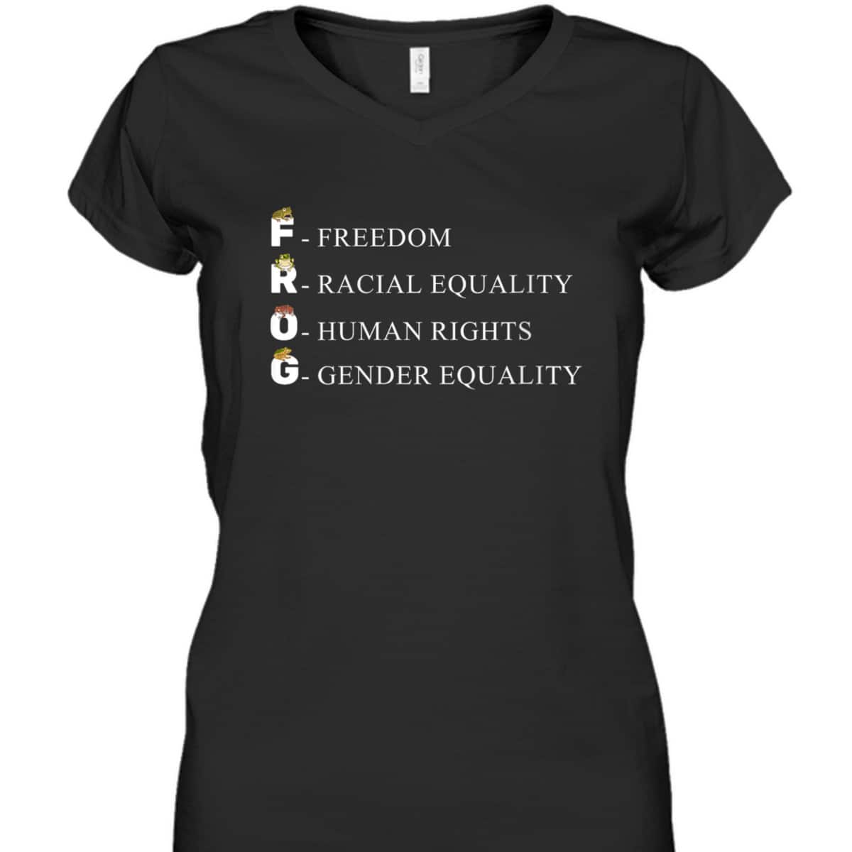Womens Freedom Racial Equality Human Rights Gender Equality T-Shirt