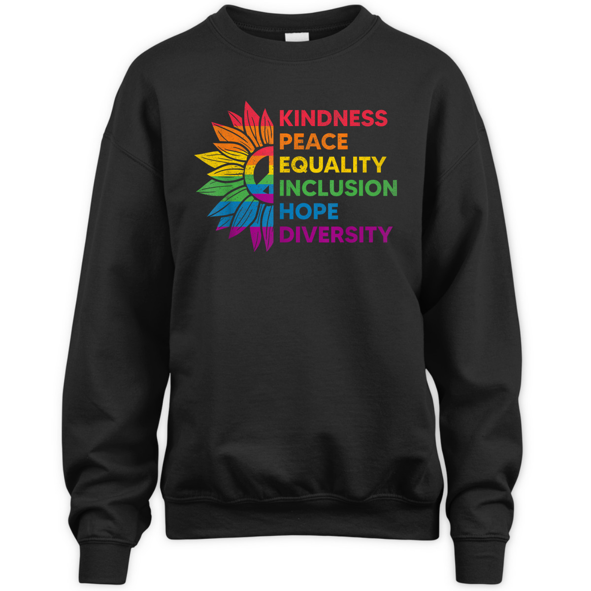 Kindness Peace Equality Inclusion Hope Diversity Gay Pride T-Shirt Kindness Peace Equality Inclusion Hope Diversity Gay Pride T-Shirt