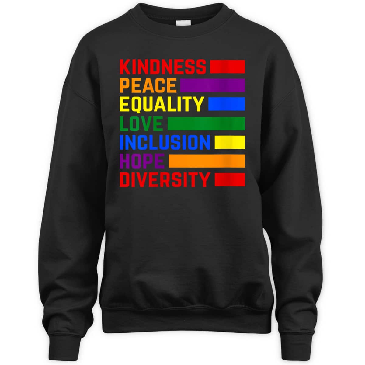 Womens Kindness Peace Equality Love Inclusion Hope Diversity T-Shirt Womens Kindness Peace Equality Love Inclusion Hope Diversity T-Shirt