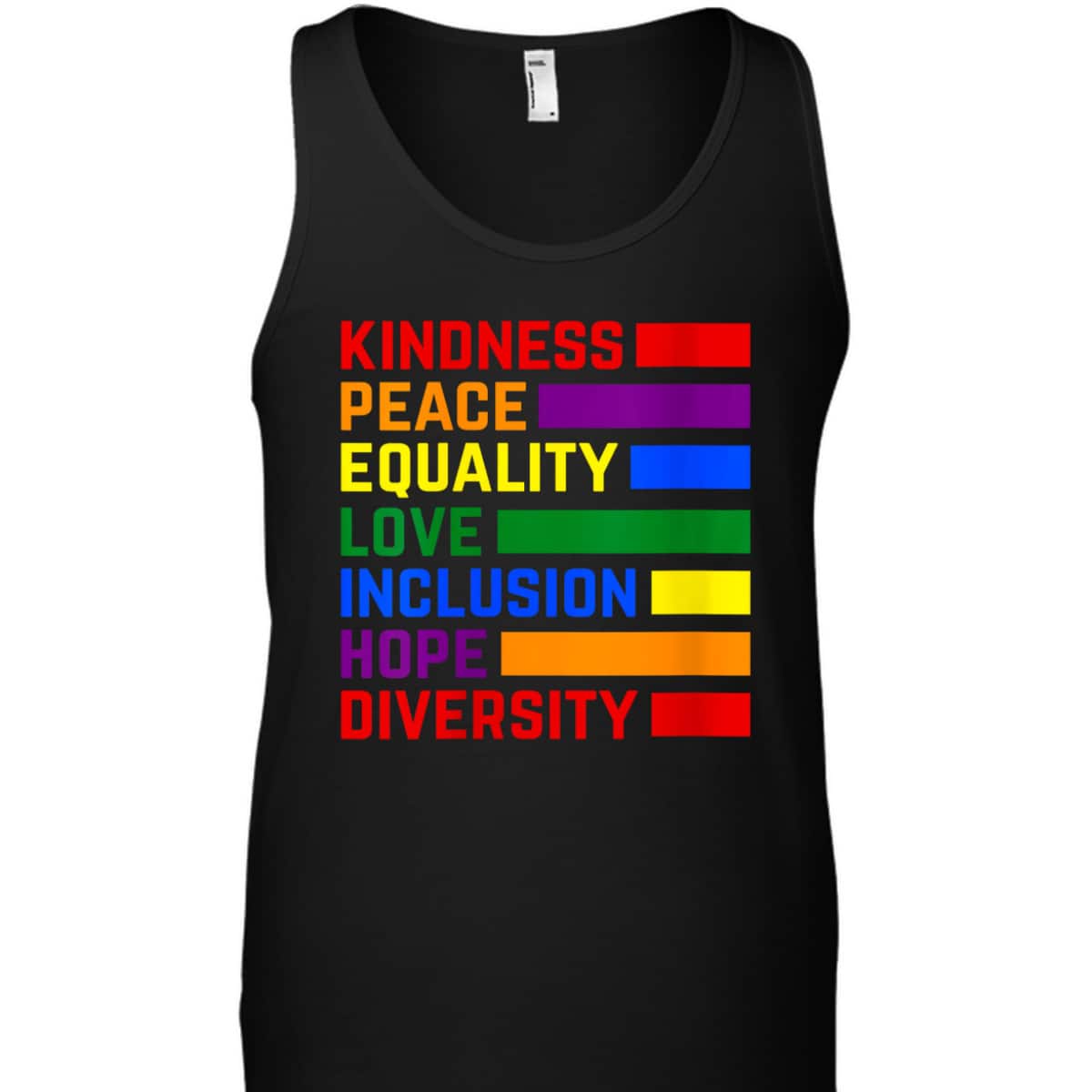 Womens Kindness Peace Equality Love Inclusion Hope Diversity T-Shirt