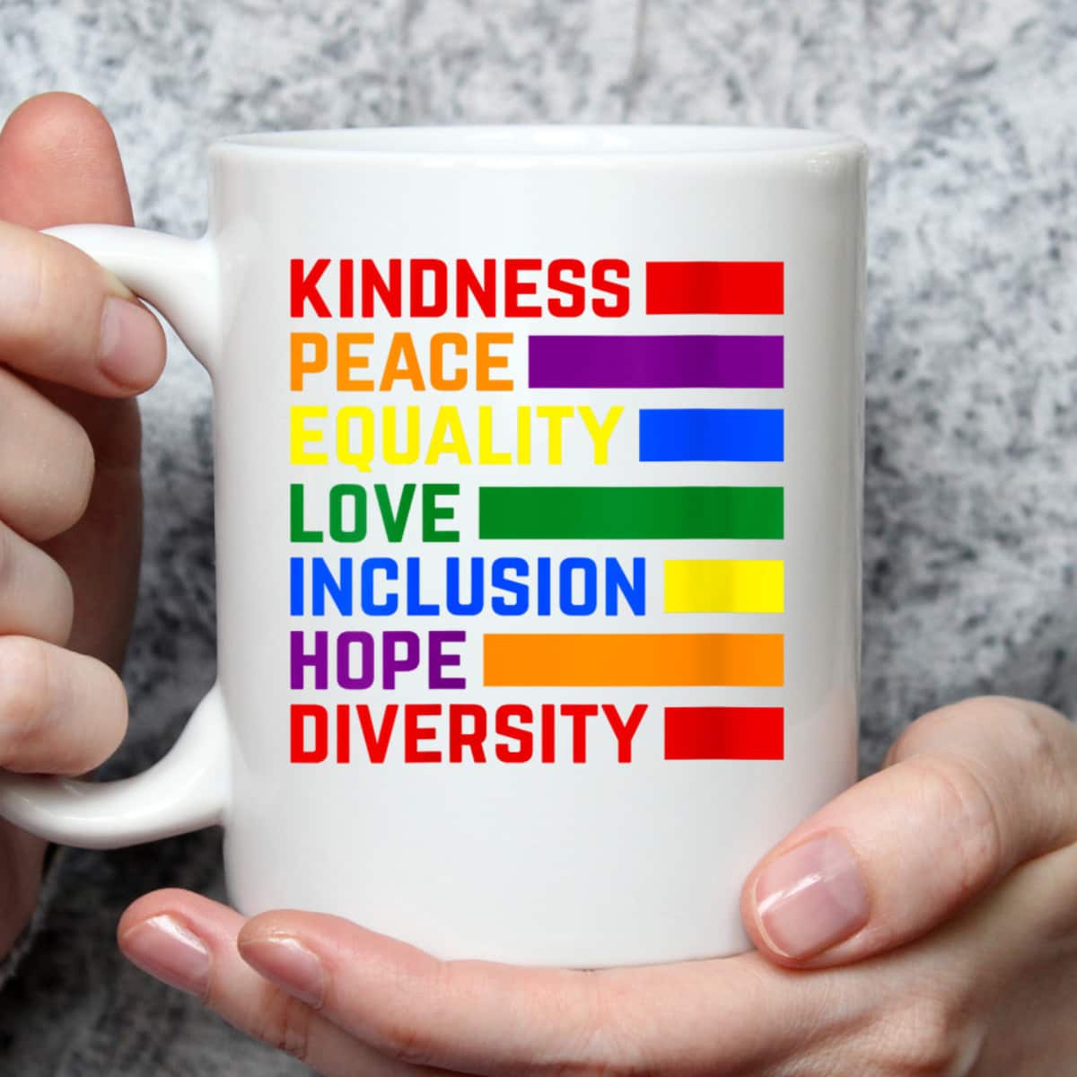 Womens Kindness Peace Equality Love Inclusion Hope Diversity T-Shirt