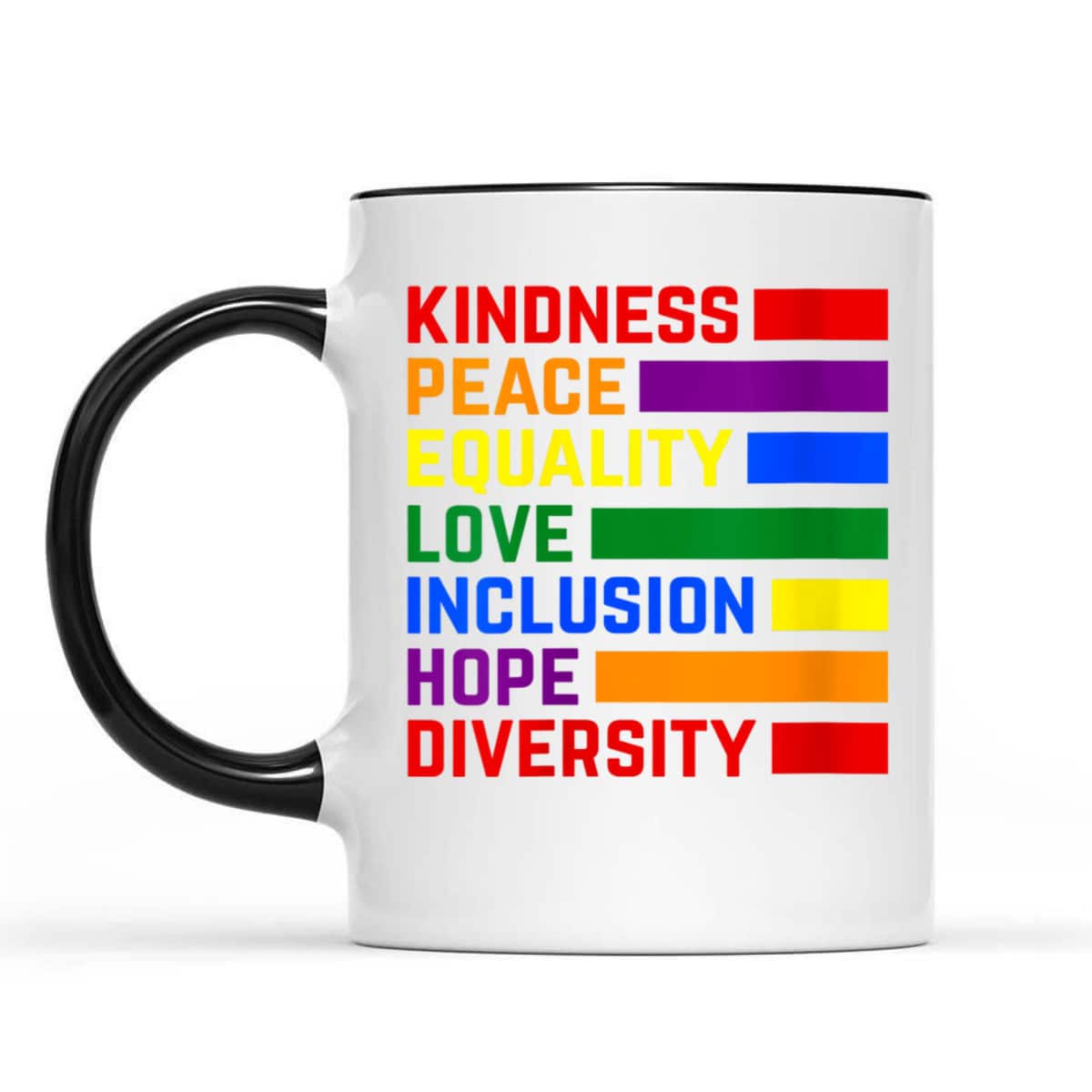 Womens Kindness Peace Equality Love Inclusion Hope Diversity T-Shirt