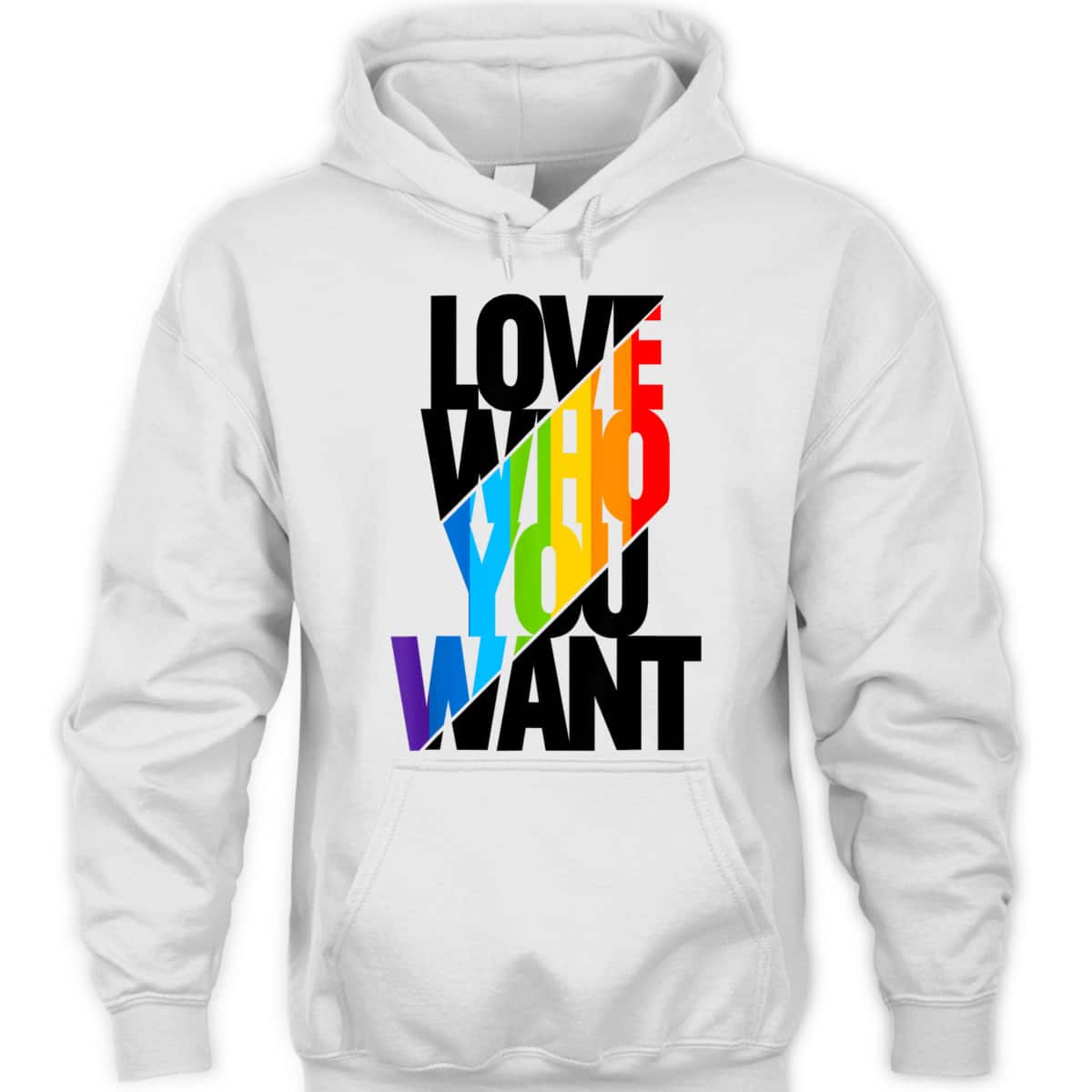 Love Who You Want Rainbow LGBT Pride Equality Love Is Love T-Shirt