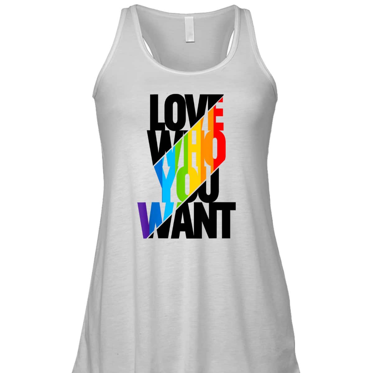 Love Who You Want Rainbow LGBT Pride Equality Love Is Love T-Shirt Love Who You Want Rainbow LGBT Pride Equality Love Is Love T-Shirt
