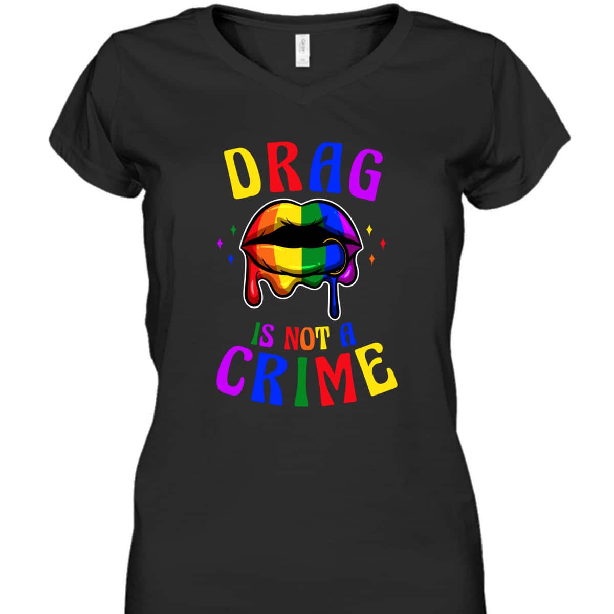 Drag Is Not A Crime LGBT Pride Equality Queen T-Shirt