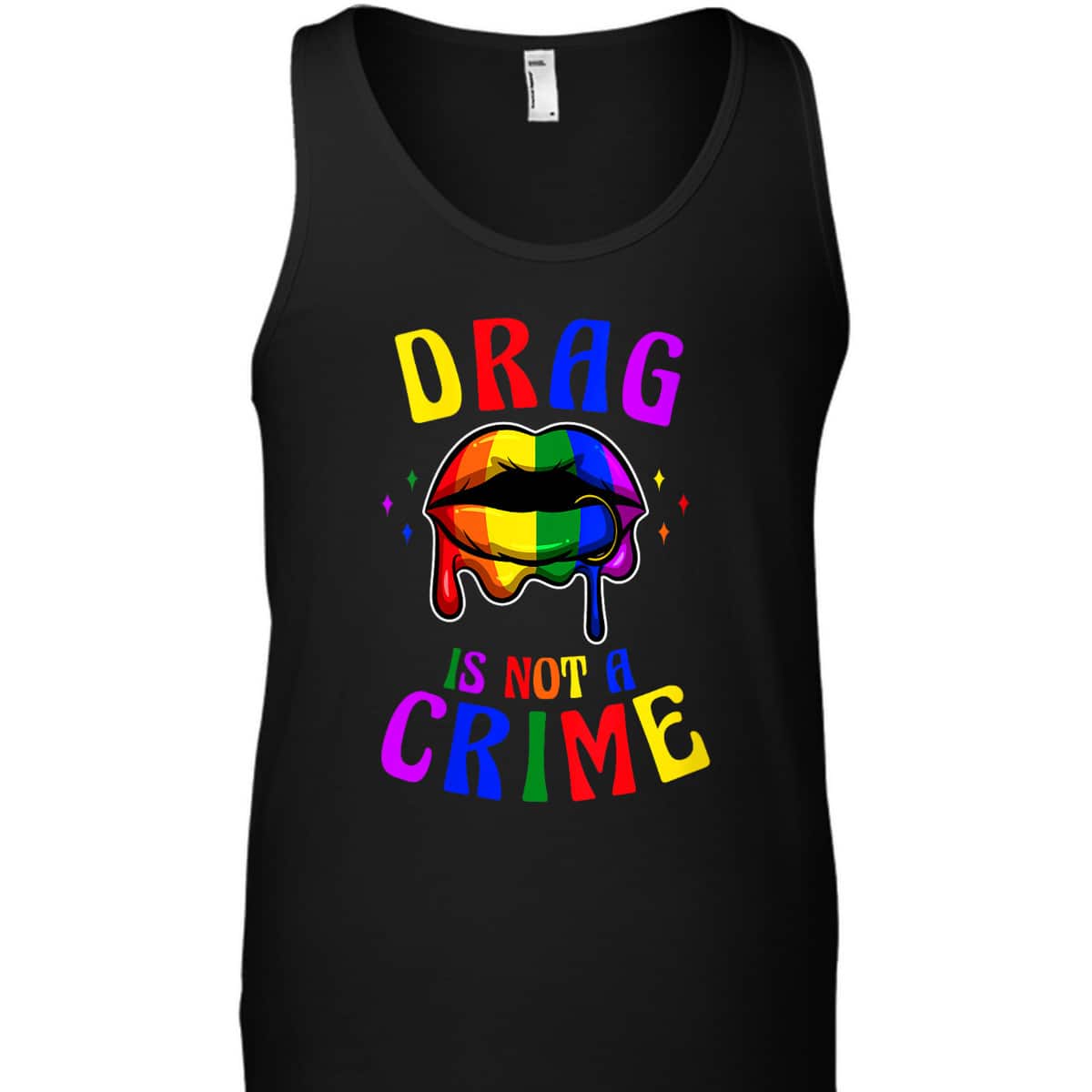 Womens Drag Is Not A Crime LGBT Pride Equality Queen T-Shirt