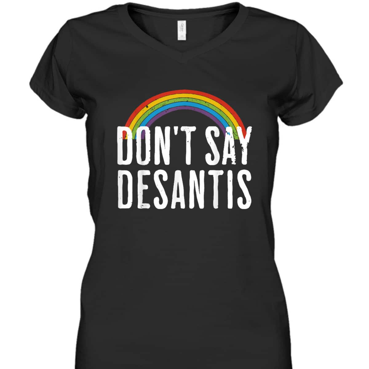 Don't Say Desantis Rainbow Equality LGBT Ally Pride Month T-Shirt