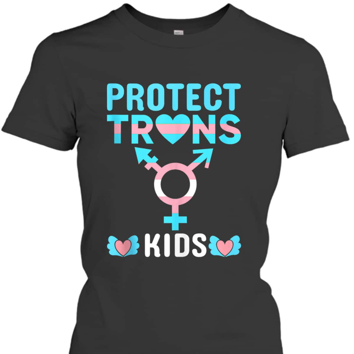 Gay Pride Rainbow LGBT Support Equality Protect Trans Kids T-Shirt