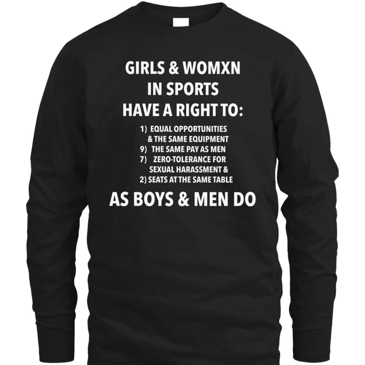 Equality In Sports And Girls T-Shirt