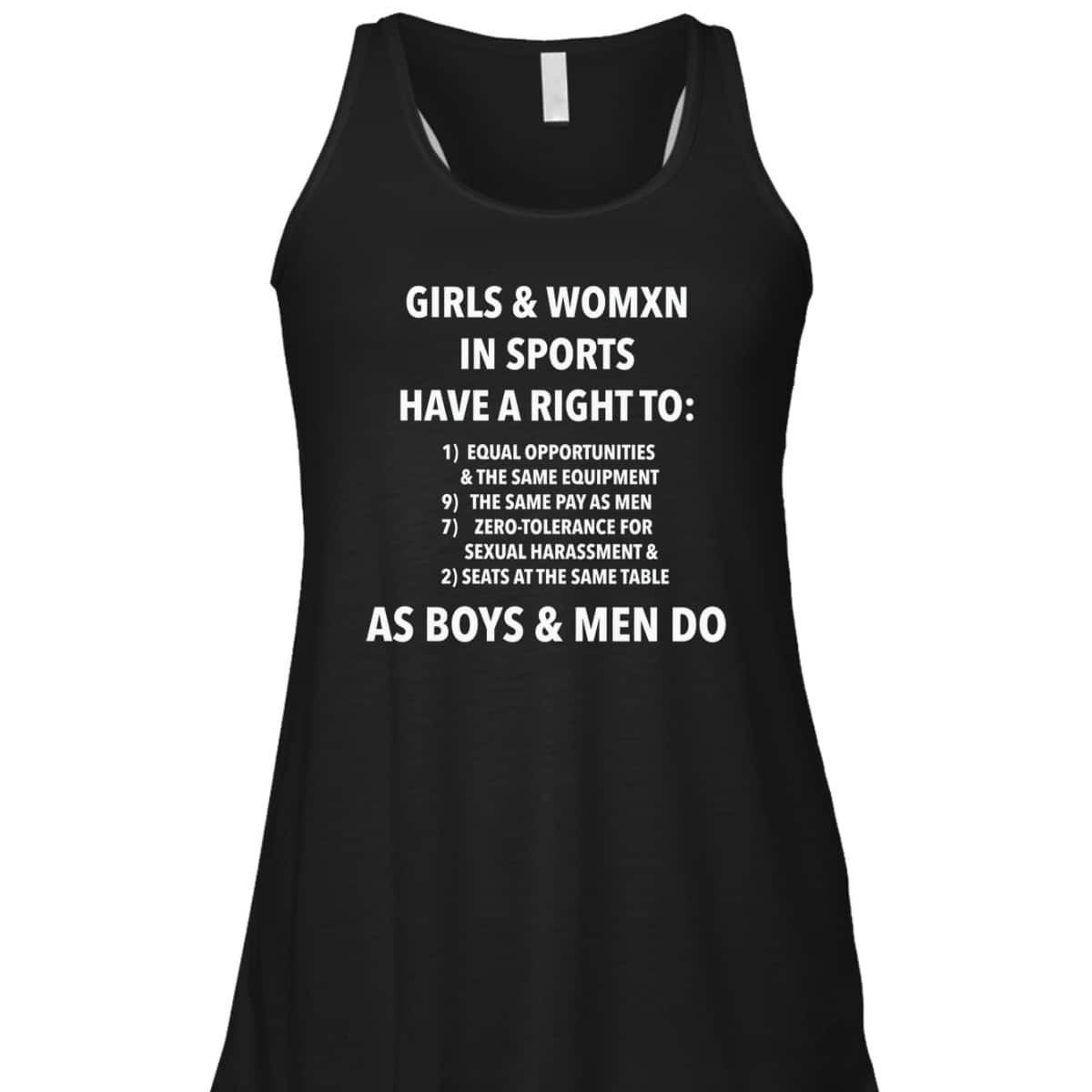 Equality In Sports And Girls T-Shirt Equality In Sports And Girls T-Shirt