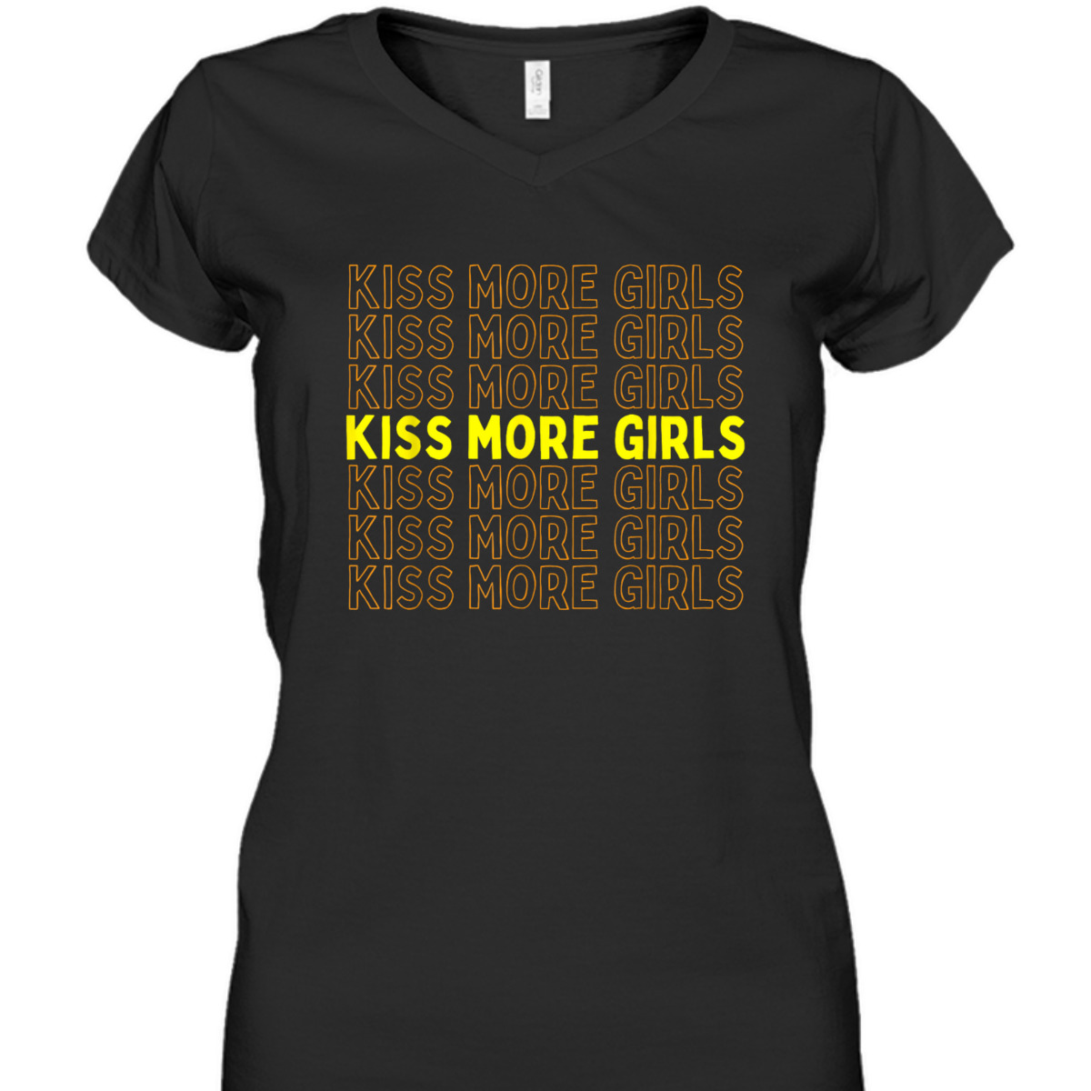 Kiss More Girls Lesbian Pride LGBTQ Month Gender Equality T-Shirt