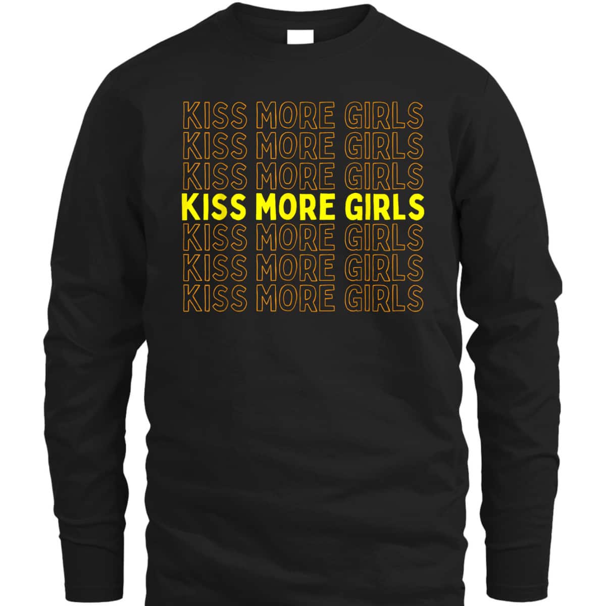 Kiss More Girls Lesbian Pride LGBTQ Month Gender Equality T-Shirt