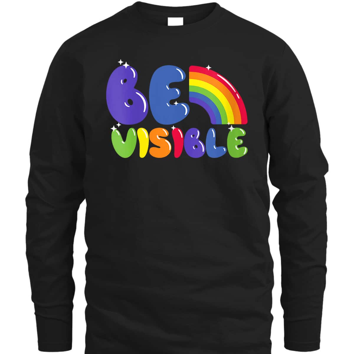 Womens Be Visible LGBTQIA Equality Social Justice T-Shirt Womens Be Visible LGBTQIA Equality Social Justice T-Shirt