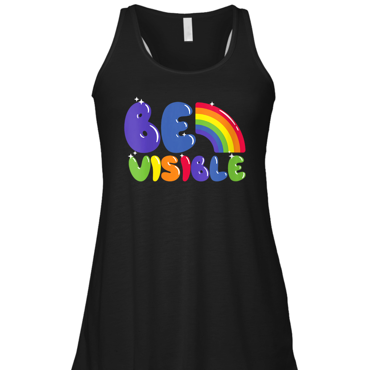 Womens Be Visible LGBTQIA Equality Social Justice T-Shirt Womens Be Visible LGBTQIA Equality Social Justice T-Shirt