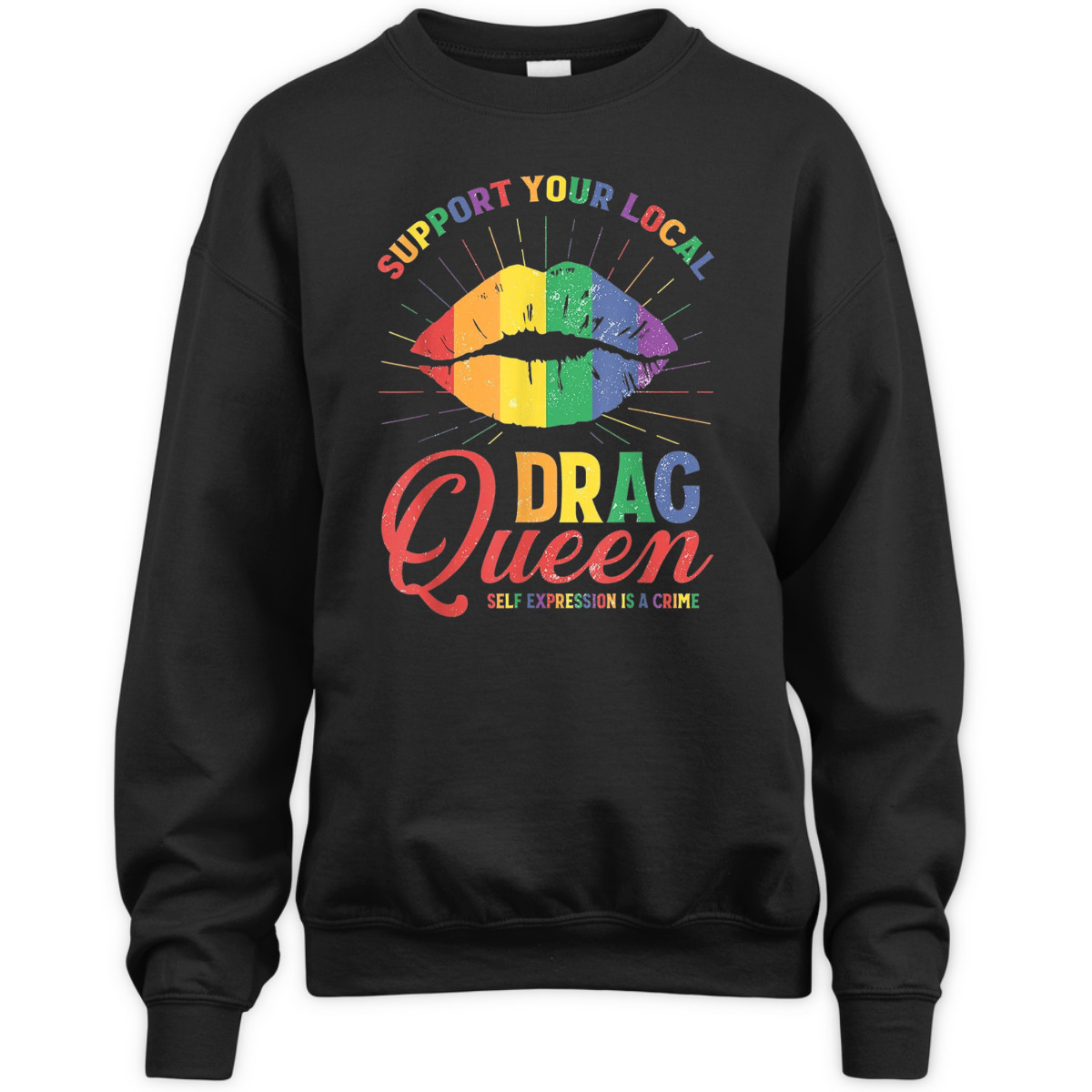 Support Your Local Queens LGBT Gay Pride Equality Rainbow T-Shirt Support Your Local Queens LGBT Gay Pride Equality Rainbow T-Shirt