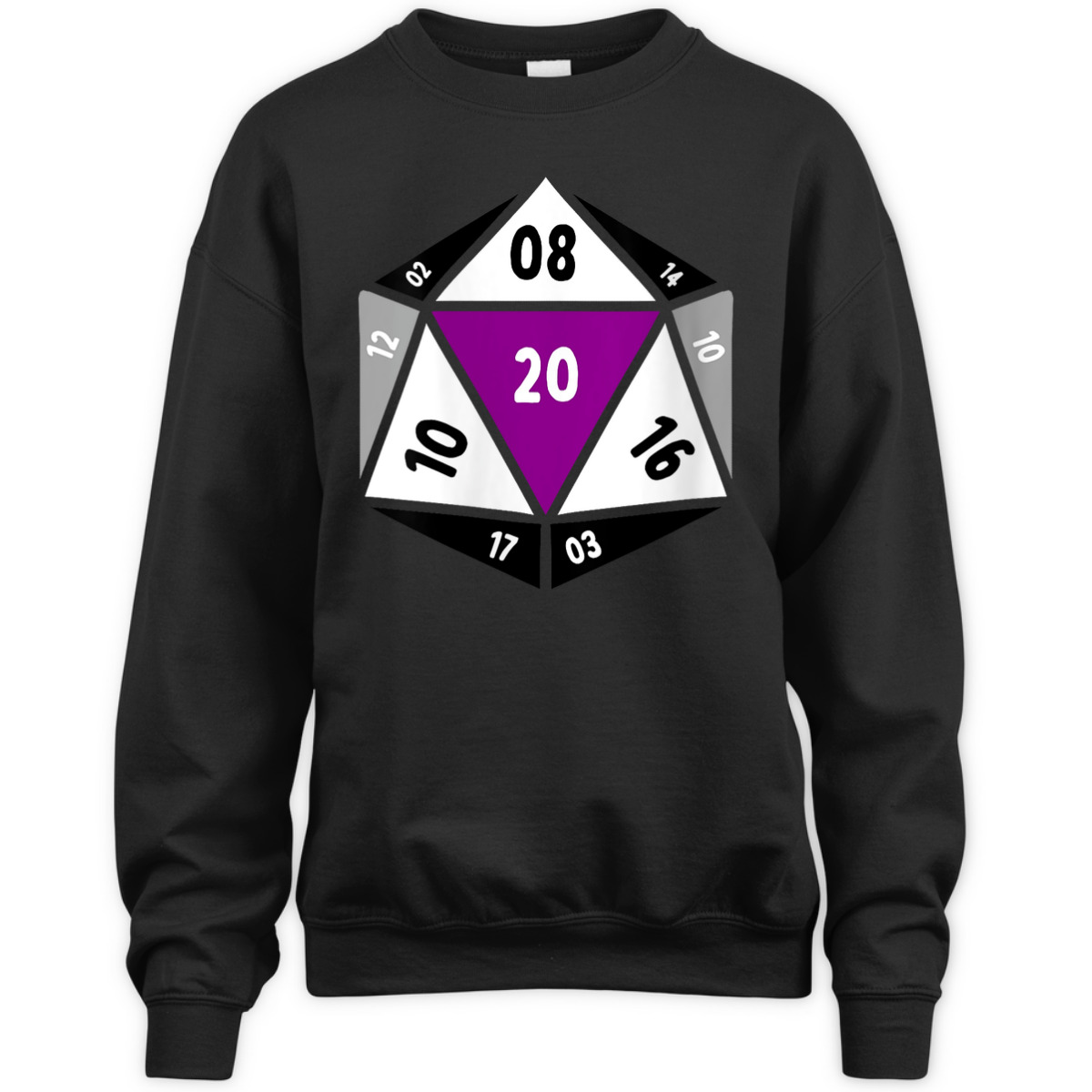Womens Asexual D20 Dice Ace Pride LGBTQ Gender Equality Gaymer T-Shirt Womens Asexual D20 Dice Ace Pride LGBTQ Gender Equality Gaymer T-Shirt