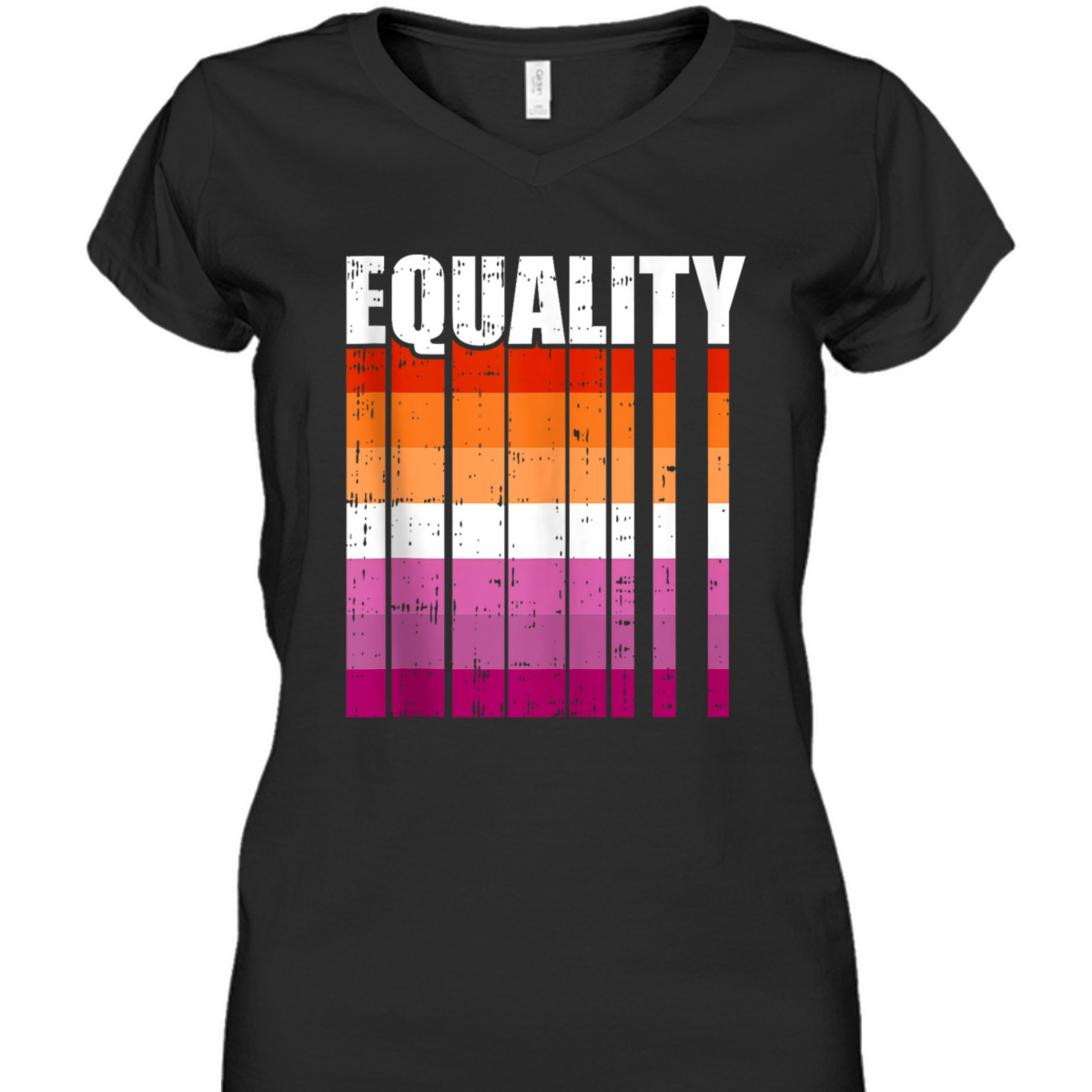 LGBT-Q Equality Lesbian Pride LGBT-Q Ally Rainbow Flag T-Shirt