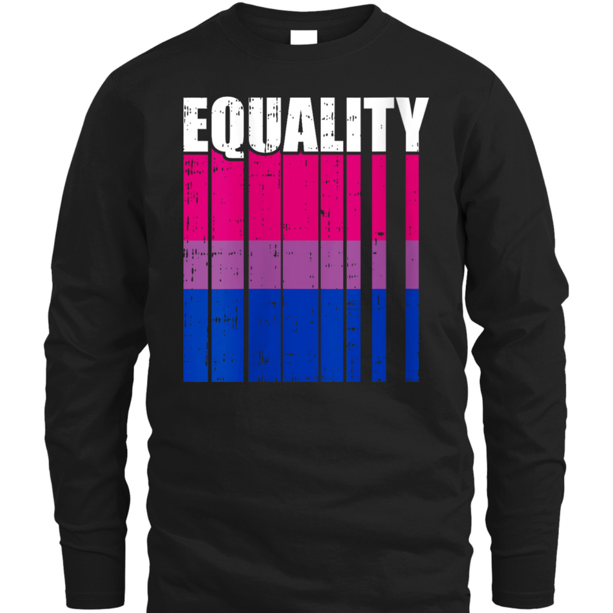 Womens LGBT-Q Equality Bisexual Pride LGBT-Q Ally Rainbow Flag T-Shirt