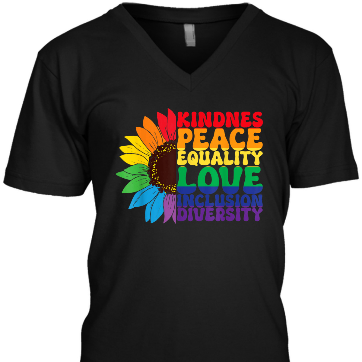 LGBT Pride Month Kindness Peace Equality Love Inclusion T-Shirt
