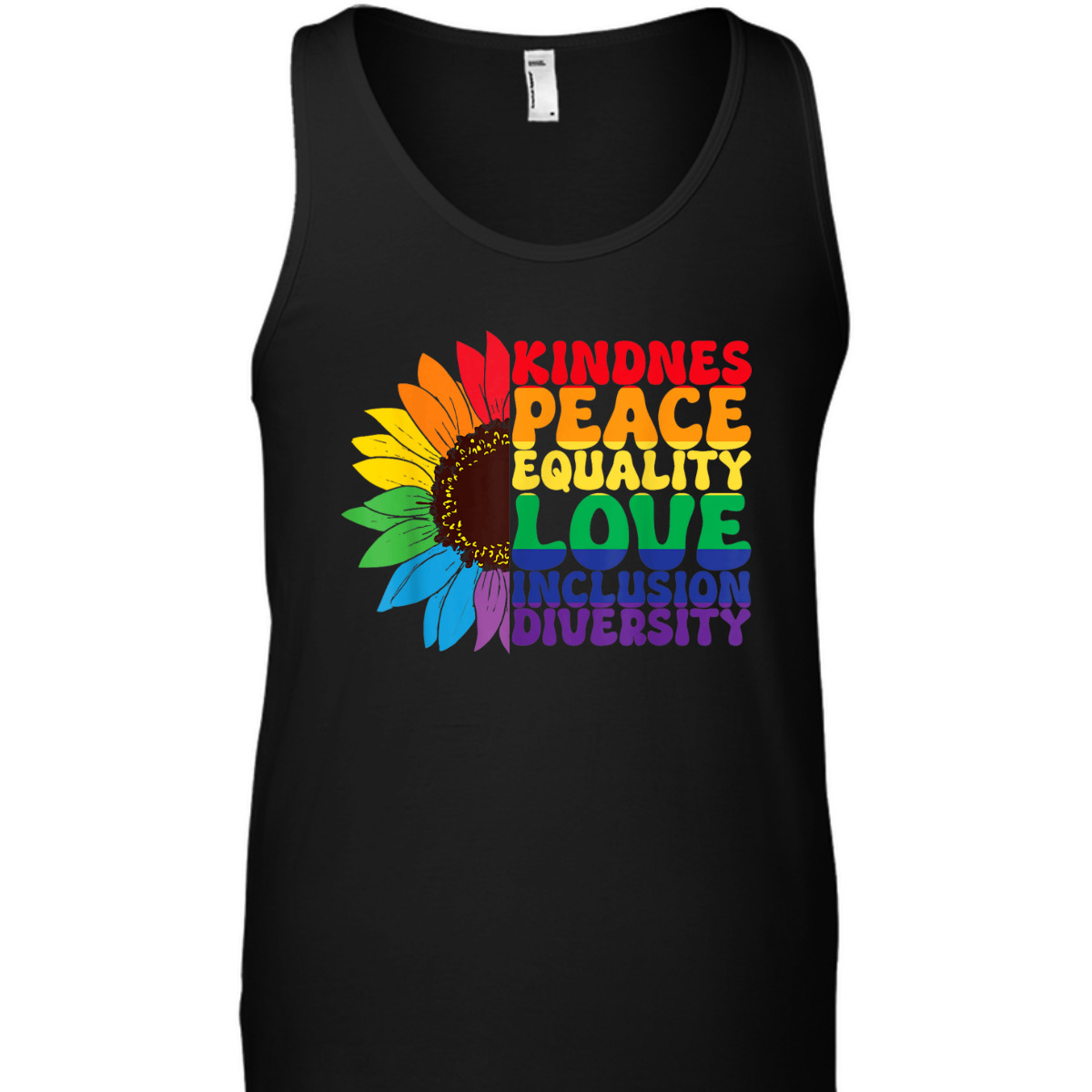 LGBT Pride Month Kindness Peace Equality Love Inclusion T-Shirt