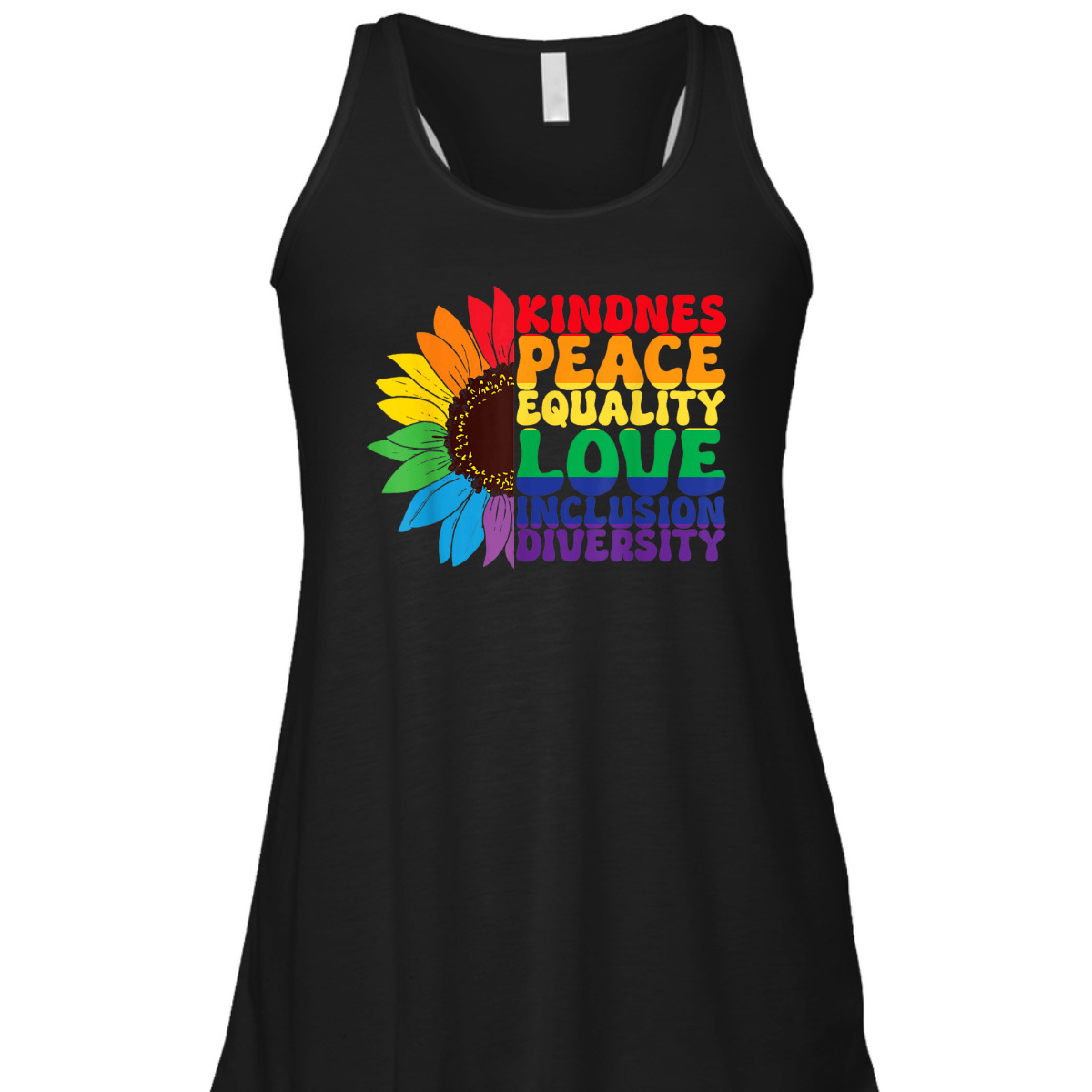 LGBT Pride Month Kindness Peace Equality Love Inclusion T-Shirt LGBT Pride Month Kindness Peace Equality Love Inclusion T-Shirt