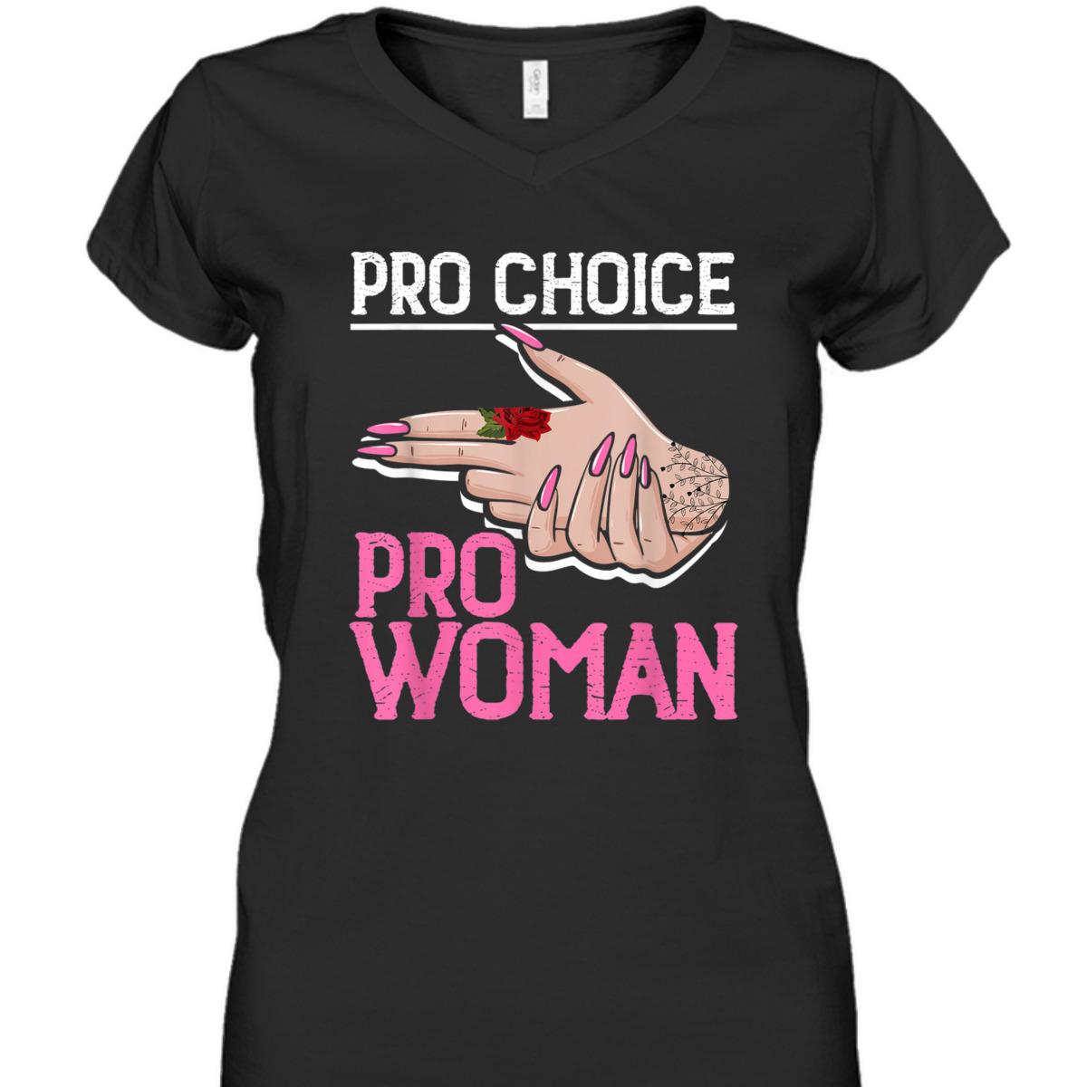 Pro Choice Woman Abortion Feminism Reproductive Rights T-Shirt