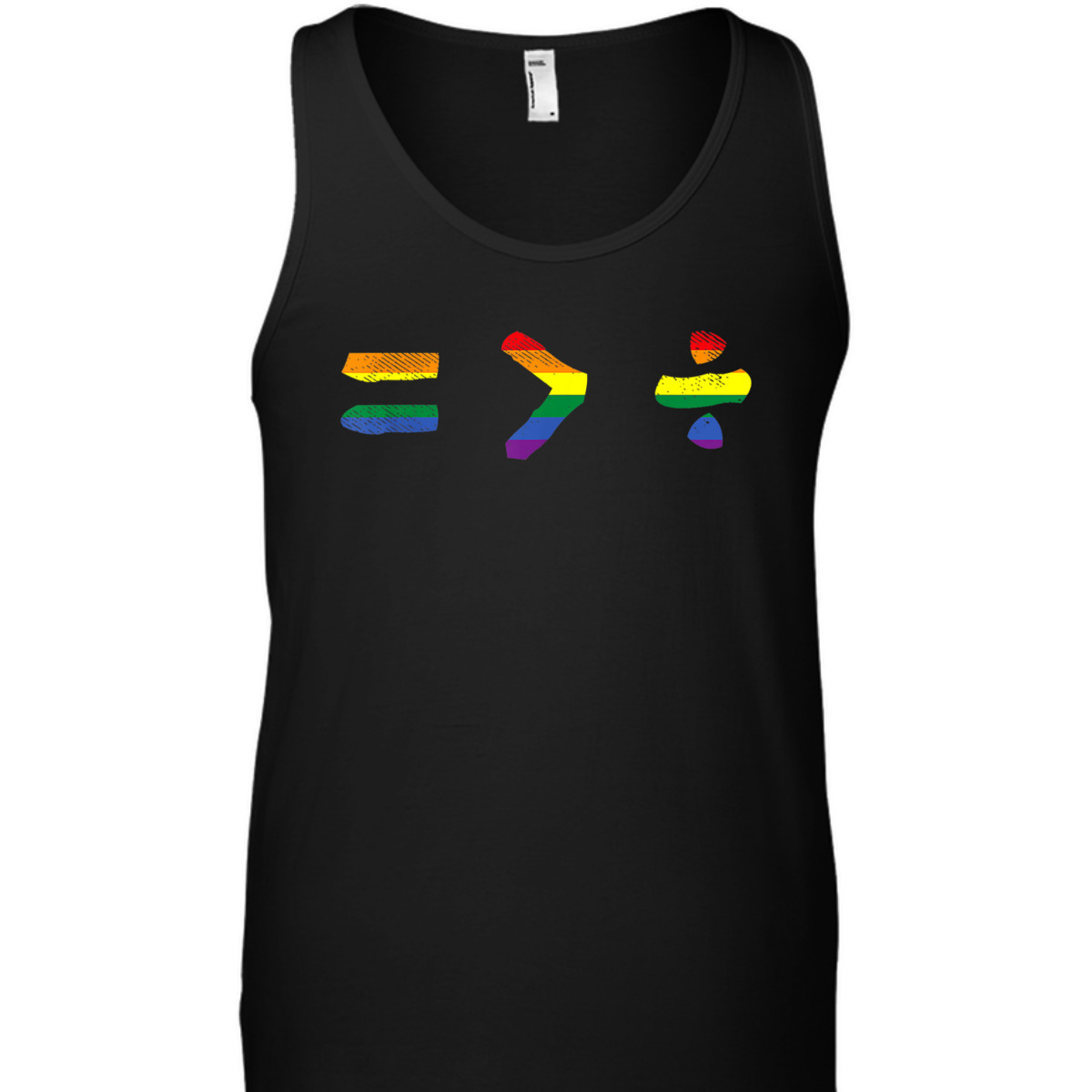 Equal Greater Than Divide Equality LGBTQ Gay Pride Ally T-Shirt