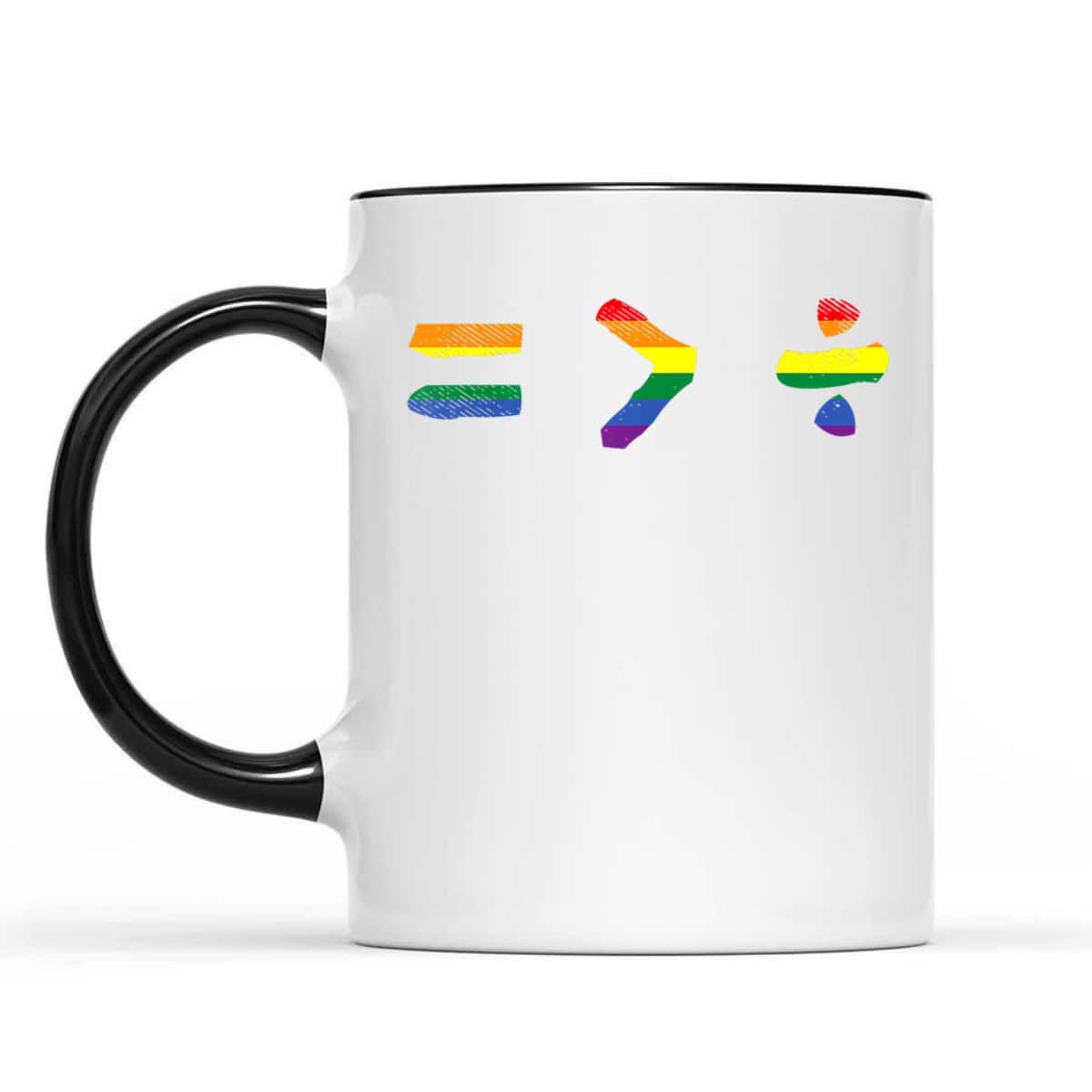 Equal Greater Than Divide Equality LGBTQ Gay Pride Ally T-Shirt