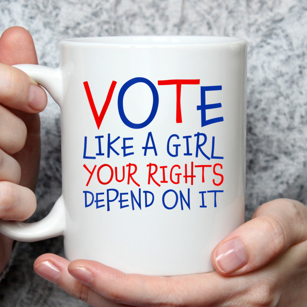Vote Like A Girl Your Rights Depend On It Equality Feminist T-Shirt