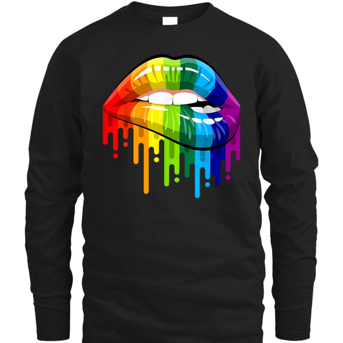 Rainbow Pride Lips LGBTQ Pride Love Is Love Equality T-Shirt