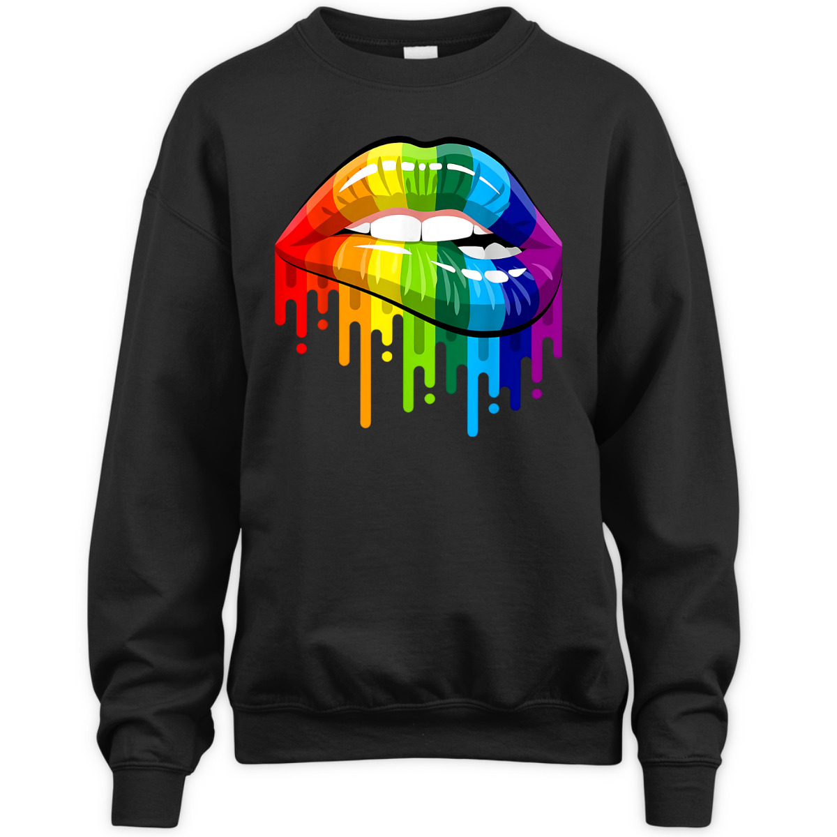 Rainbow Pride Lips LGBTQ Pride Love Is Love Equality T-Shirt