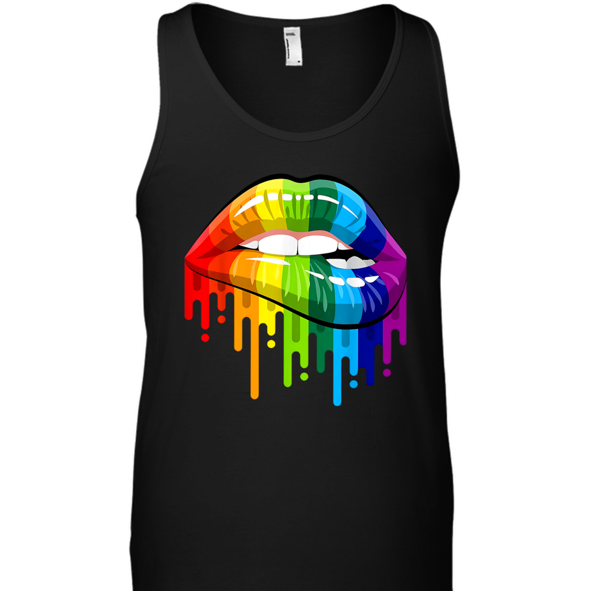 Rainbow Pride Lips LGBTQ Pride Love Is Love Equality T-Shirt
