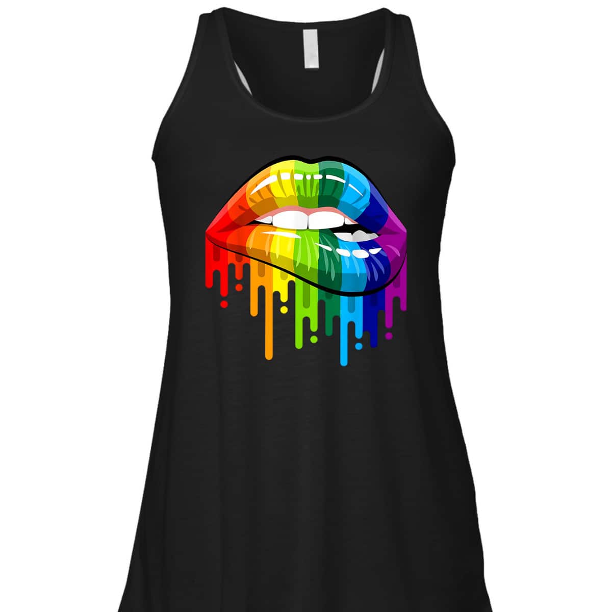 Rainbow Pride Lips LGBTQ Pride Love Is Love Equality T-Shirt