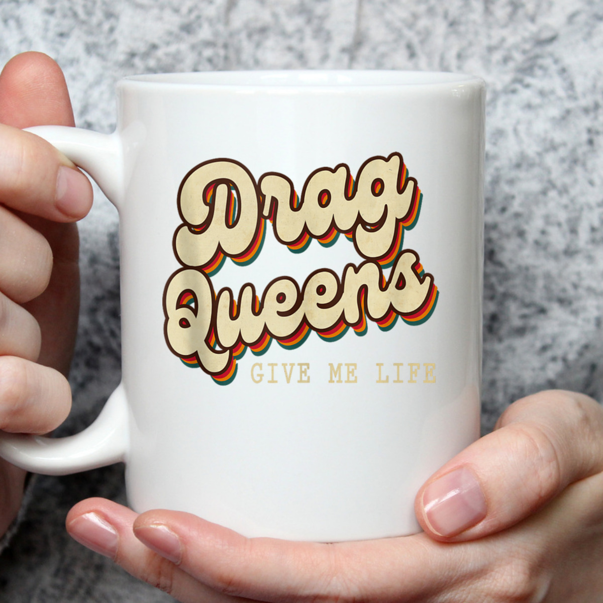 Drag Queens Give Me Life LGBT Pride Equality Retro Groovy T-Shirt