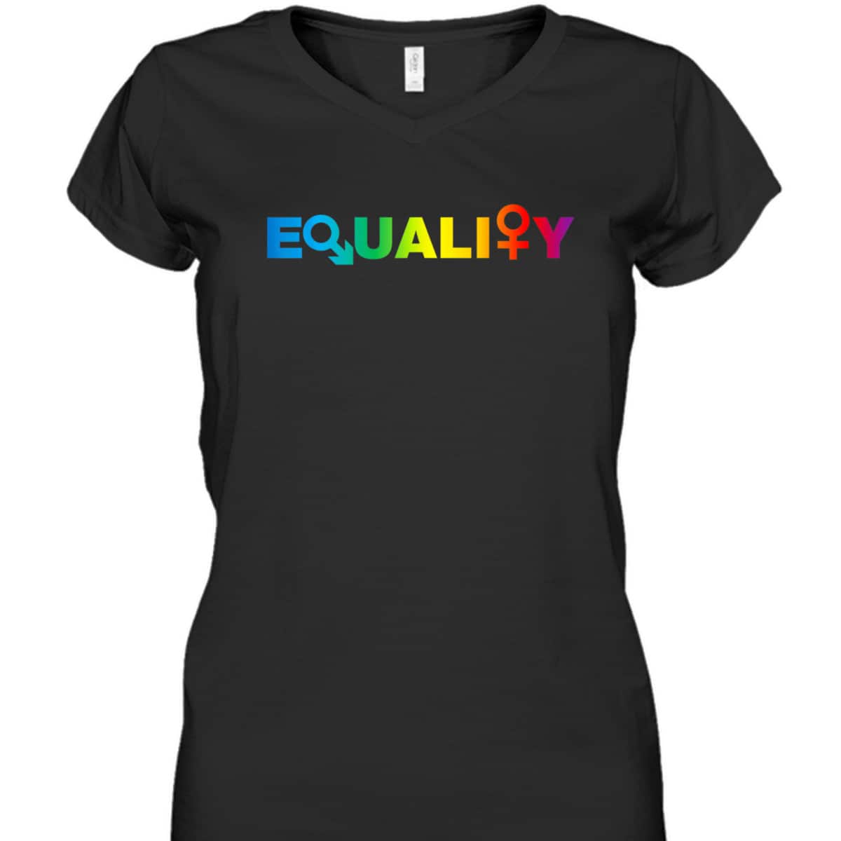 EQUALITY RAINBOW LGBTQ LGBT SIMPLE TEXT T-Shirt EQUALITY RAINBOW LGBTQ LGBT SIMPLE TEXT T-Shirt