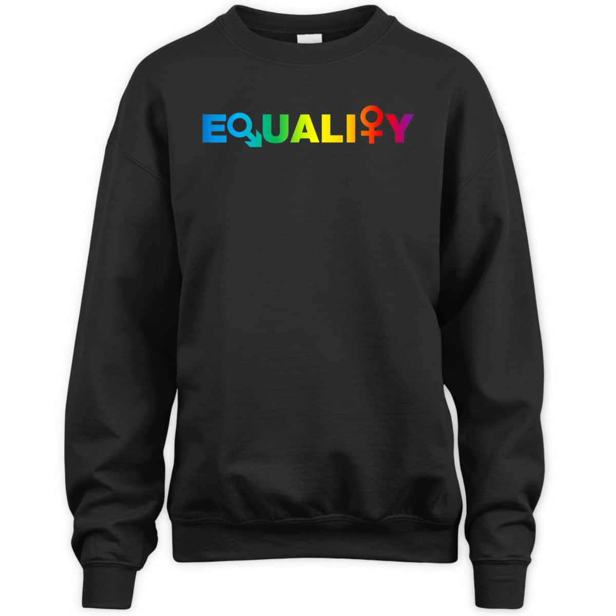 EQUALITY RAINBOW LGBTQ LGBT SIMPLE TEXT T-Shirt