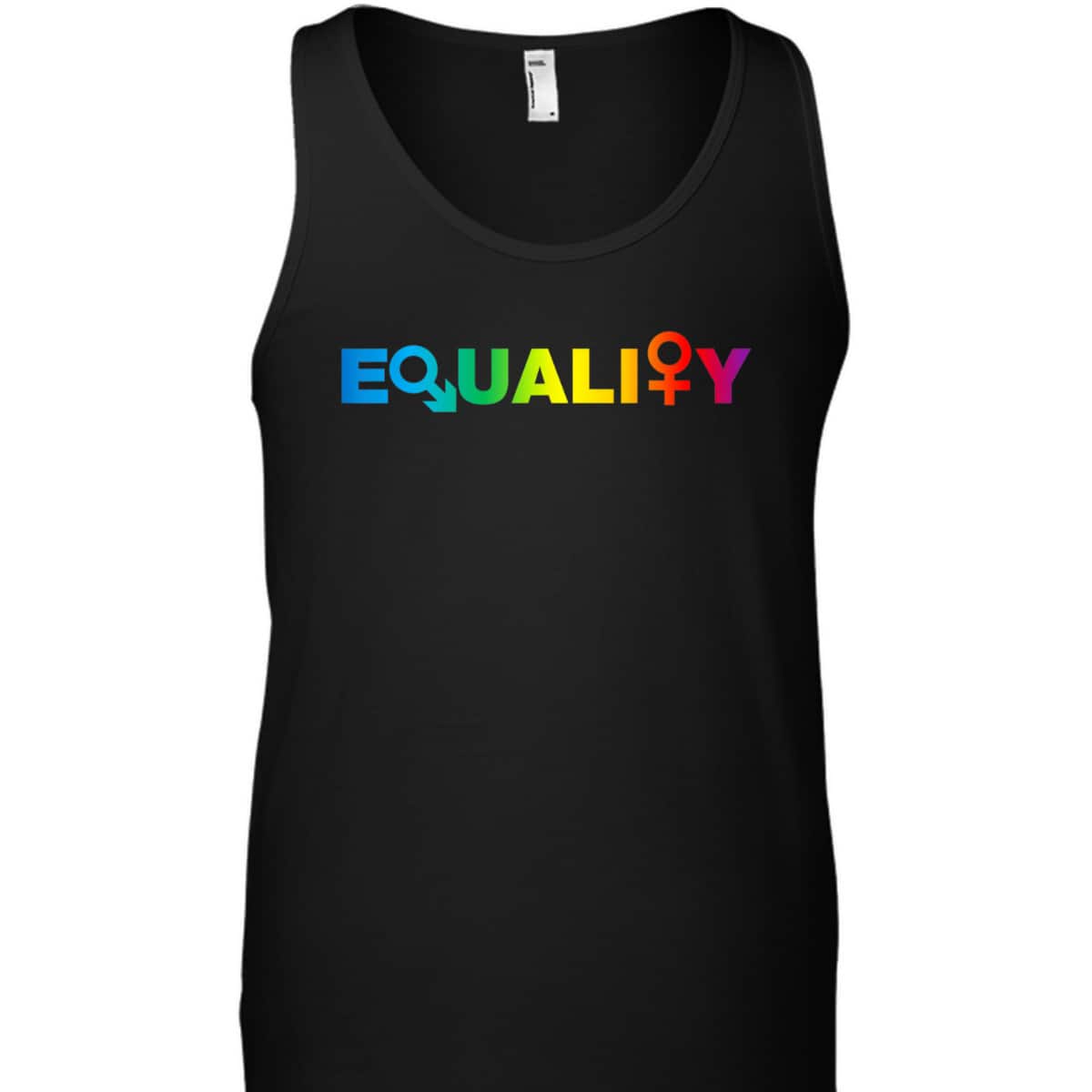 EQUALITY RAINBOW LGBTQ LGBT SIMPLE TEXT T-Shirt
