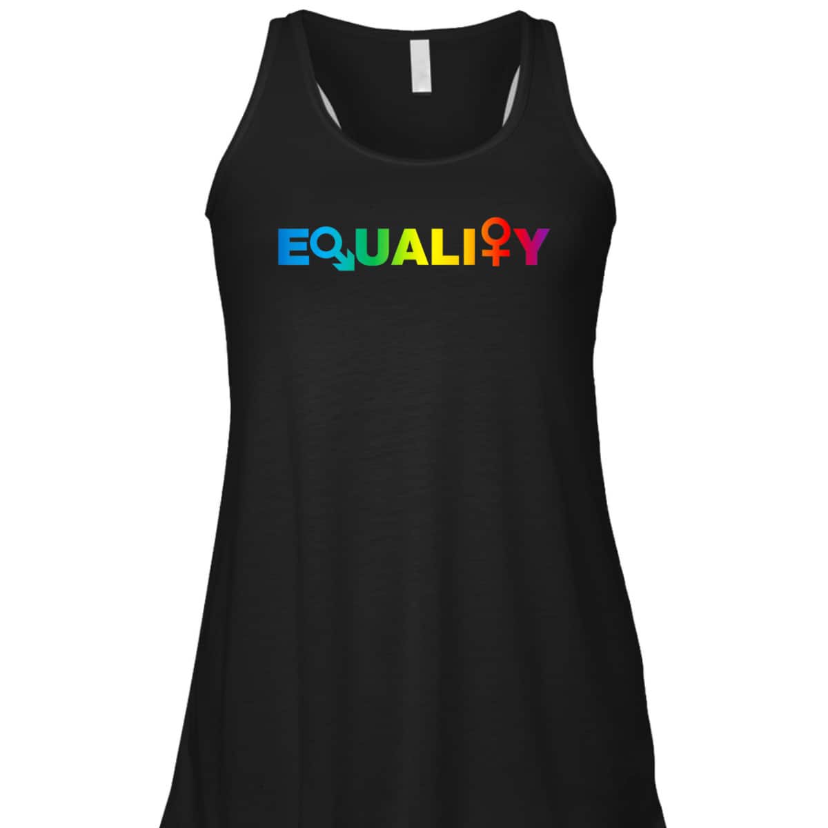 EQUALITY RAINBOW LGBTQ LGBT SIMPLE TEXT T-Shirt