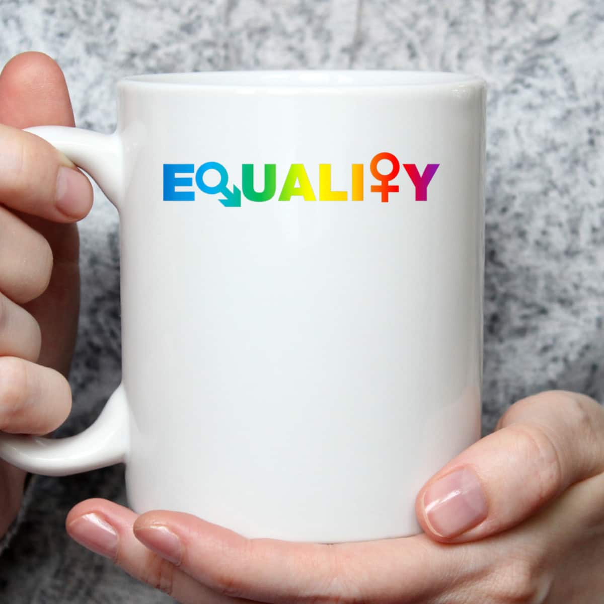 EQUALITY RAINBOW LGBTQ LGBT SIMPLE TEXT T-Shirt