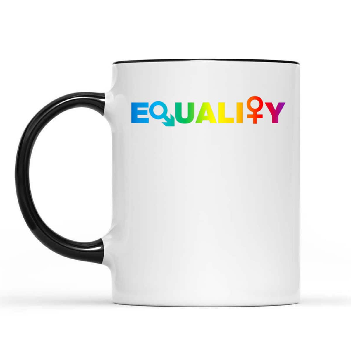 EQUALITY RAINBOW LGBTQ LGBT SIMPLE TEXT T-Shirt EQUALITY RAINBOW LGBTQ LGBT SIMPLE TEXT T-Shirt