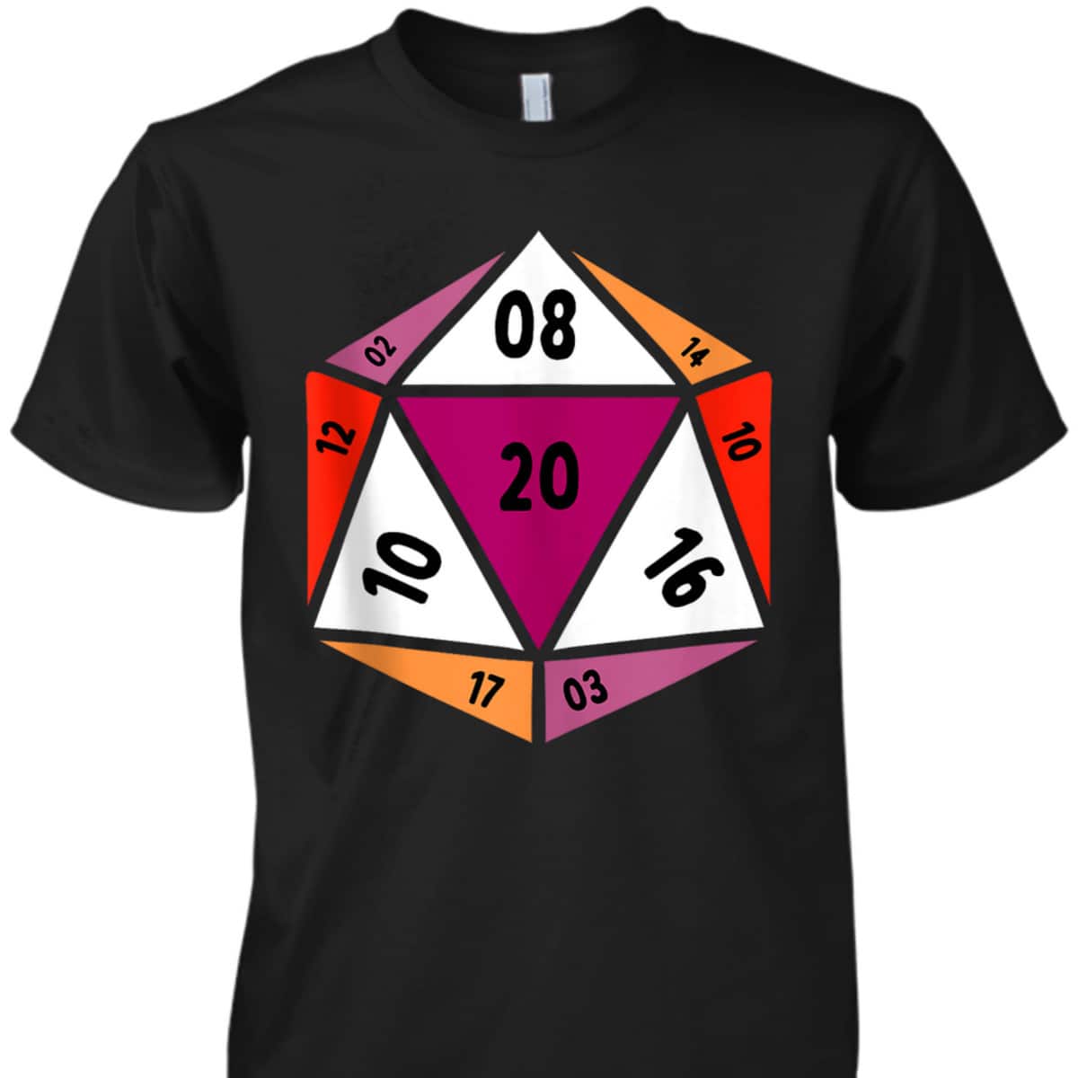 Lesbian Pride D20 Dice Gay Woman LGBTQ Ally Gender Equality T-Shirt Lesbian Pride D20 Dice Gay Woman LGBTQ Ally Gender Equality T-Shirt