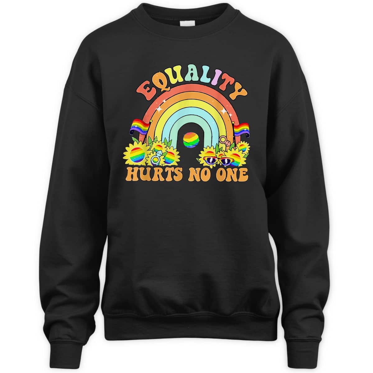Equality Hurts No One LGBT Black Disabled Women Right T-Shirt