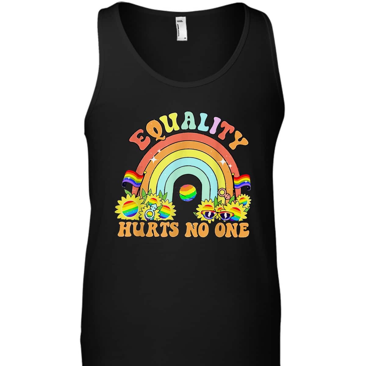 Equality Hurts No One LGBT Black Disabled Women Right T-Shirt