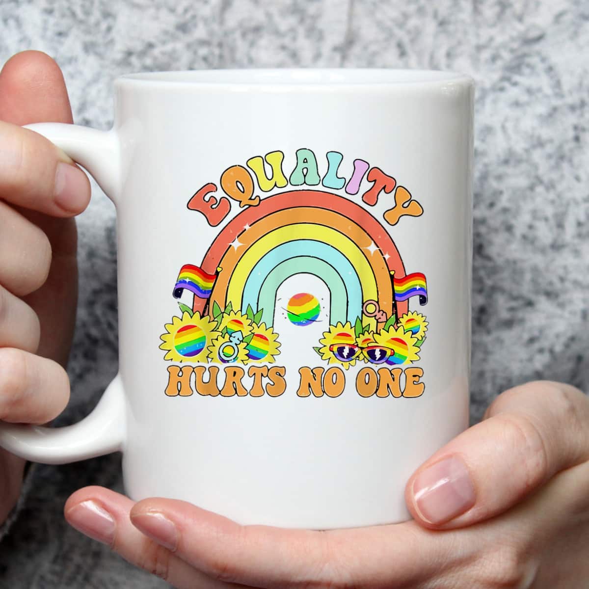 Equality Hurts No One LGBT Black Disabled Women Right T-Shirt Equality Hurts No One LGBT Black Disabled Women Right T-Shirt