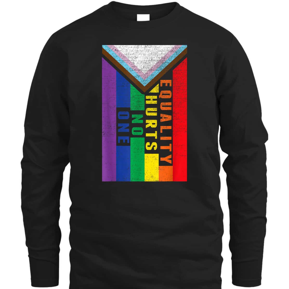 Equality Hurts No One LGBT Pride Transgender Bisexual Flag T-Shirt