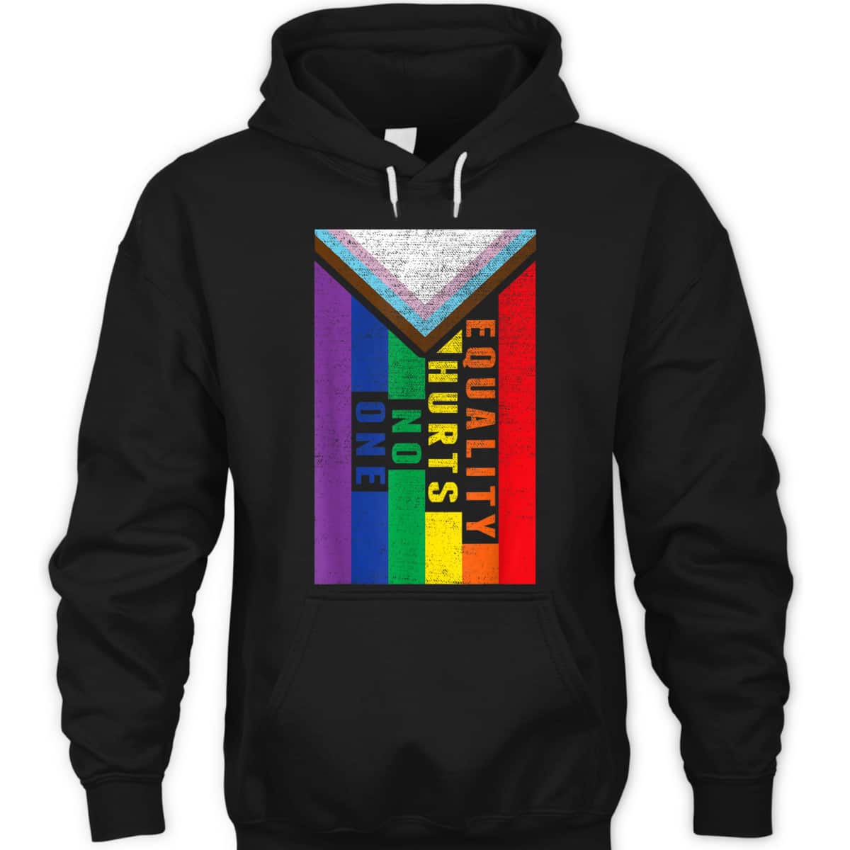 Equality Hurts No One LGBT Pride Transgender Bisexual Flag T-Shirt